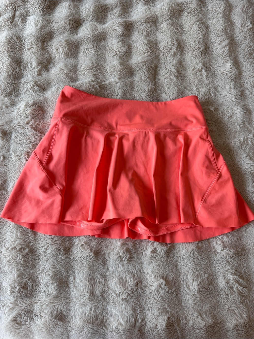 Women's Coral Pink Athletic Skirt